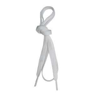 Precision Flat Shoe Laces / White